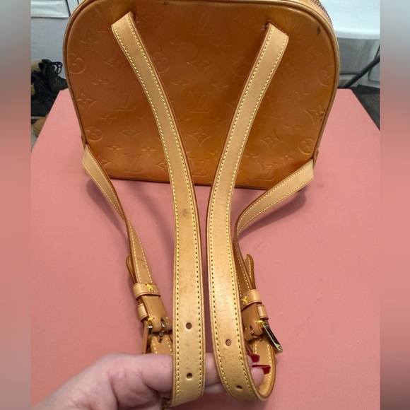 Louis Vuitton Yellow/Carmel/Nude Vernis Murray Backpack- Authentic with COA - Picture 12 of 14